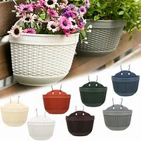 Image result for Plastic Flower Pot Hangers