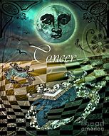 Image result for Cancer Zodiac Painting