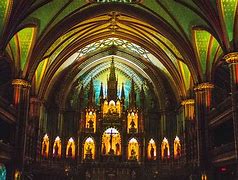 Image result for Notre Dame Cathedral Montreal