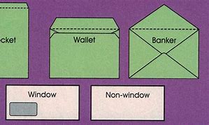 Image result for The Different Types of Envelopes