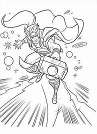 Image result for Spider-Man Fighting Coloring Pages Thor