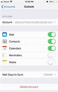 Image result for Outlook iPhone Layout