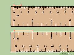 Image result for Illustration of Inch to Cm