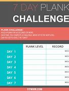 Image result for Plank Challenge Calendar