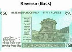 Image result for 50 Rupees Note Back