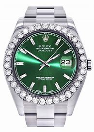 Image result for Green Face Gold Band Watch