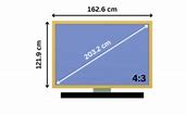 Image result for 80 Inch TV Actual Size