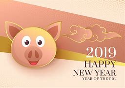 Image result for Happy New Year Pig 2019