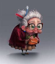 Image result for Movie Cartoon Old Lady