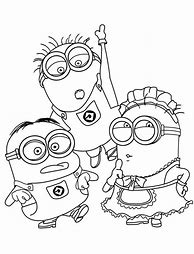 Image result for Minions Character Cartoon Coloring Pages