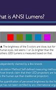 Image result for ANSI Lumens