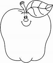 Image result for Large Apple Coloring Page