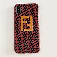 Image result for Fendi iPhone Case Peekaboo Calf Leather Mimosa