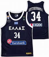 Image result for Giannis Antetokounmpo Greece Jersey