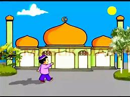 Image result for Gambar Kartun Masjid Biasa