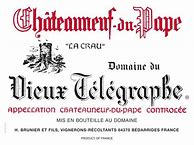 Image result for Vieux Telegraphe Chateauneuf Pape Telegramme