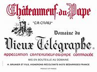 Image result for Vieux Telegraphe Chateauneuf Pape Cuvee L'Hippolyte