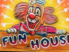 Image result for Carnival Fun House Sign