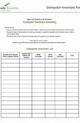 Image result for Computer Hardware Inventory Template