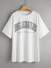 Image result for Shein Los Angeles T-Shirt