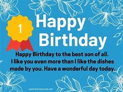 Image result for 1st Birthday Wishes for Son