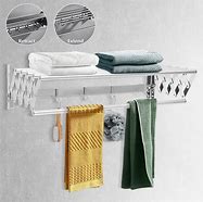 Image result for Accordion Laundry Drying Rack Wall Mount