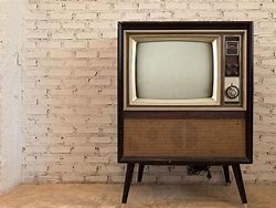 Image result for Old Television TV Set Turned On