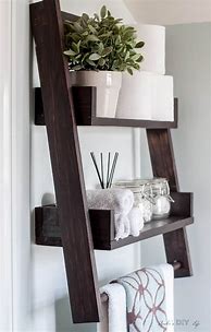 Image result for Over the Door Towel Rack with Shelf