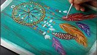 Image result for Dream Catcher Canvas Painting