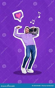 Image result for Boombox On Shoulder