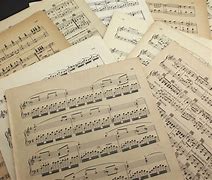 Image result for Old Music Notes