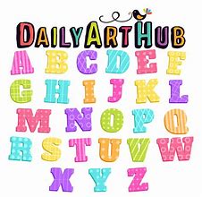 Image result for Colorful Alphabet