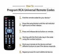 Image result for Program RCA Universal Remote