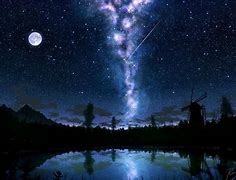 Image result for Milky Way Near Moon
