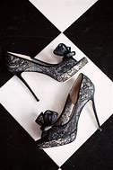 Image result for Black and White Wedding Shoes