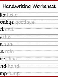 Image result for Free Printable Handwriting Practice Sheets