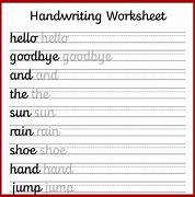 Image result for Grade 1 Handwriting Worksheets