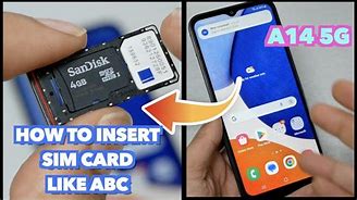 Image result for Galaxy A14 Sim Card Tray