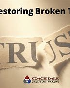 Image result for Rebuilding Broken Trust