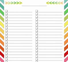 Image result for Check Sheet Template Free Download