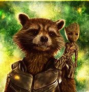 Image result for Baby Groot and Rocket