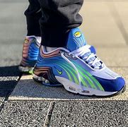 Image result for Nike Air Max Plus II Blue On Foot