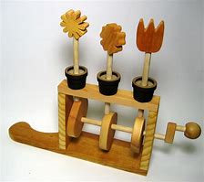 Image result for Mechanical Wood Toys