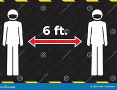 Image result for Mask Being 6 Feet Apart