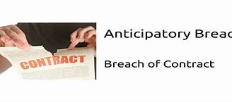 Image result for Anticipatory Breach of Contract
