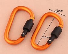 Image result for Orange Carabiner