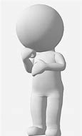 Image result for 3D Image of Thinking Person