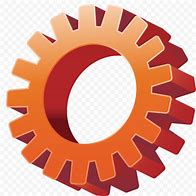 Image result for Gear Wheel Icon Orange Colour