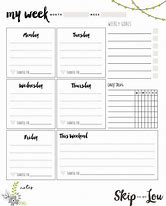 Image result for Two-Page Weekly Planner Template