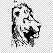 Image result for Lion Face PNG Black and White